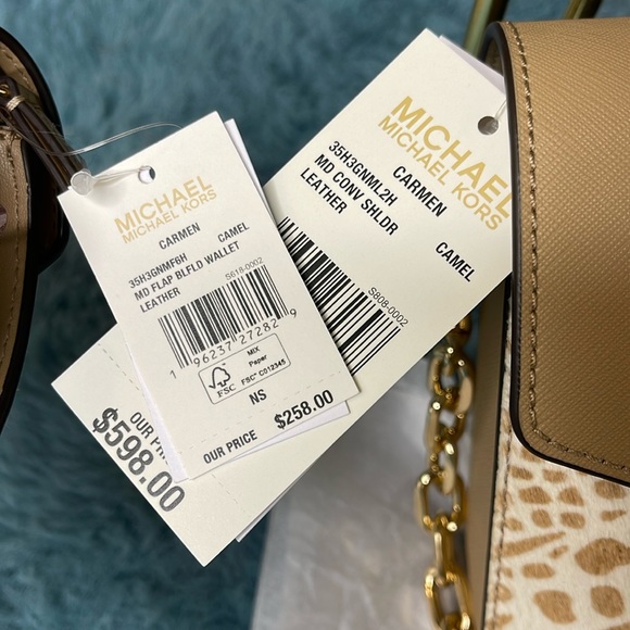 🛍️🤩Michael Michael Kors Carmen Shoulder Bag/Wallet Set🛍️🤩 - Picture 17 of 17